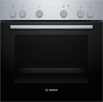 Bosch HEF010BR1 - Serie 2 Einbauherd mit 5 Jahre Garantie, Edelstahl, 3D Heissluft, 60 x 60 cm